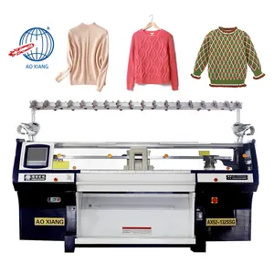 AOXIANG 1500w 80inch 5.7G 10G 14G Industrial Fully Computerized Sweater Flat Knitting Machines