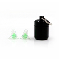 Bouchons d'oreilles Hi-fi basse en option avec filtre métallique multicolore mignon adaptés au travail aérien disponibles
