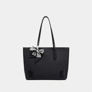 Sacs fourre-tout noirs promotionnels d'usine, grande taille, pour femmes, nouvelle collection, vente en <span class=keywords><strong>gros</strong></span> BAGCO, sacs fourre-tout spacieux pour dames - Product Image 3