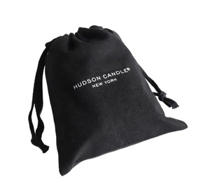 Bolsa <span class=keywords><strong>de</strong></span> Lona <span class=keywords><strong>de</strong></span> Algodón Impermeable Negra con Cordón y Estampado <span class=keywords><strong>de</strong></span> Animales, con Logotipo Personalizado, para Empacar Bolsos, Zapatos y Proteger contra el Polvo - Product Image 4