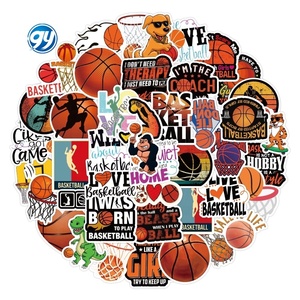 50-500 variedad de bola mixta estrella graffiti fútbol impermeable extraíble cuaderno monopatín anime kawaii pegatinas - Product Image 1