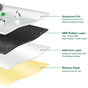 CF NBR tấm cách nhiệt bọt cách nhiệt tự dính lá nhôm <span class=keywords><strong>Polyurethane</strong></span> cách điện Duct <span class=keywords><strong>Panel</strong></span> cho HVAC hệ thống - Product Image 2