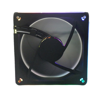 Manmu Logo personnalisé Lumières LED RVB 6Pin 120mm Boîtier d'ordinateur avec ventilateur de refroidissement du processeur et dissipateur thermique en plastique les plus préférés