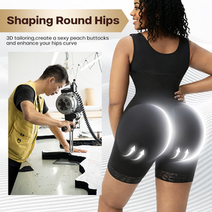 Post Surgery Shaper Zipper Faja <strong>Tummy</strong> <strong>Control</strong> Compression Bbl Columbian High Waist Garment Wide-strap <strong>Shapewear</strong> - Product Image 4