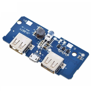 18650 5 В, 2 А, двойной выход USB, 1А, вход, блок питания, модуль зарядного устройства, 2А, шаговый усилитель, плата зарядки от модуля питания - Product Image 6