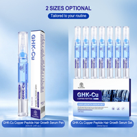 Sérum de croissance capillaire au peptide de cuivre GHK-Cu OEM, ensemble de traitement pour renforcer les cheveux et réparer le cuir chevelu, huile anti-chute de cheveux, 7 ampoules