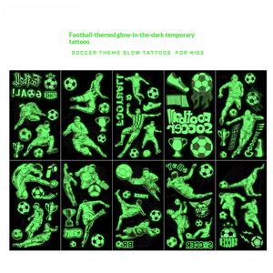 Adesivi per <span class=keywords><strong>Tatuaggi</strong></span> Temporanei Luminosi a Tema Calcio USA Canada Messico 2026, Impermeabili, per Viso e Corpo - Product Image 4