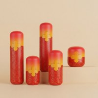 Ensemble de beauté de luxe en forme de trèfle à quatre feuilles, crème pour les yeux, lotion, eau, pots en verre de qualité supérieure, impression à l'écran, capacité de 120 ml
