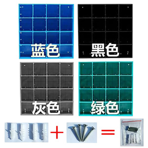 Toallero de pared de plástico con estante organizador, diseño minimalista para peluquería y lavado de coches, instalación con perforación - Product Image 4