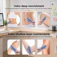 Appareil d'énergie ultrasonique électrique, outil de beauté à ionophorèse, masseur double usage avec minuterie numérique 25W pour la taille