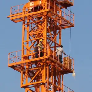 Grúas Torre usadas de parte superior plana modelo 32U/32U marca de China grúa torre de Parte superior plana de construcción usada