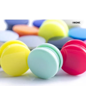 Boutons en plastique T3 colorés personnalisés pour vêtements de bébé, norme européenne, boutons-pression ronds polis en POM - Product Image 5