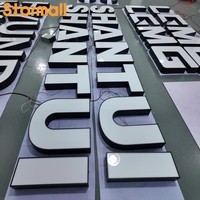 Enseigne 3D à lettres canal, signalétique 3D, panneau lumineux LED, panneau logo de marque, fabricant d'enseignes LED pour magasins, supermarchés, restaurants