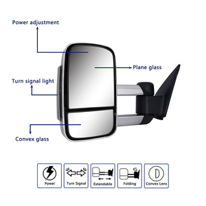 Espejo Lateral Cromado para Remolque para Toyota Hilux N70 <span class=keywords><strong>VIGO</strong></span> KUN26 2005-2015 RHD de Alta Calidad con Señal de Giro, Nuevo - Product Image 4