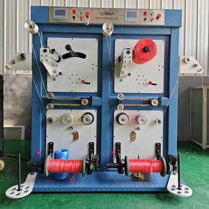 Bobinadora de carrete CNRM con sistema HMI + PLC y cambiador de pantalla táctil para 5000d-70000d de hilos de cuerda para Hilo <span class=keywords><strong>Bananero</strong></span> - Product Image 5