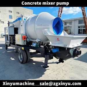 เครื่องผสมคอนกรีตพร้อมปั๊มเครื่องผสมคอนกรีต40m3ต่อชั่วโมงเครื่องผสมคอนกรีตแบบพ่วงขนาดเล็ก - Product Image 5