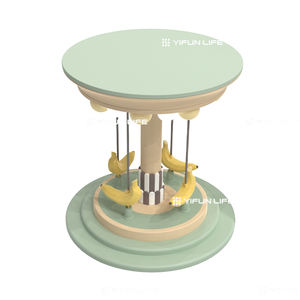 Banana Merry Go Round Toddler Softplay para padres e hijos, equipo de juegos para interiores, juego de juegos para interiores para niños - Product Image 3