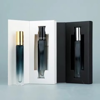 Flacon de parfum vide rechargeable de 10 ml de qualité supérieure, personnalisable, avec atomiseur, dans une boîte en papier