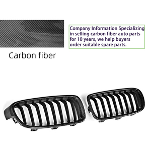 Calandre avant en fibre de carbone style CS pour BMW Série 3 F30/M3 F80 berline 2013-2019 - Product Image 5