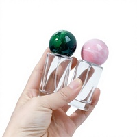 Nouvelle Arrivée en Gros : Flacon de Parfum Cosmétique Mat Transparent, Cylindrique Portable, Mini Vaporisateur de Parfum en Verre Vide de 20 ml