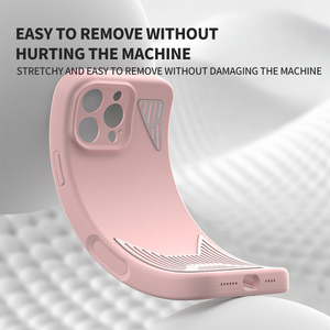 Ai เคสโทรศัพท์แบบกระจายความร้อนสำหรับ <span class=keywords><strong>iPhone</strong></span> 14 15 <span class=keywords><strong>PLUS</strong></span> 16 17 PRO MAX กรอบโทรศัพท์แม่เหล็กซิลิโคนนิ่มกลวง - Product Image 4