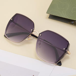 Gafas de Sol para Mujer Dl D6397, Montura de Metal TR, Lentes de Nailon, Protección UV400 Clase 2, Color Negro, Estilo Moderno - Product Image 1