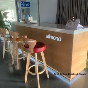 Tùy chỉnh thiết kế hiện đại truy cập cho các cửa hàng cà phê tiền mặt đăng ký cho bánh quầy bar phía trước bàn cho khách sạn ngoài trời phòng khách - Product Image 4