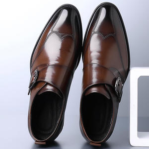 Nouvelles chaussures Oxford en cuir de vachette classiques de haute qualité JiuZhou pour hommes, élégantes, formelles, pour le bureau, les fêtes, bout pointu, massage - Product Image 4