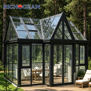 RICHOCEAN - <span class=keywords><strong>Sol</strong></span>árium de Aluminio Personalizado para Exteriores, Moderno, Impermeable, para Jardín - Product Image 2