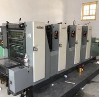 Machine d'impression offset automatique à grande vitesse 4 couleurs d'occasion en Chine pour l'impression de papier, d'étiquettes et de cartes