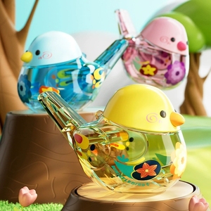 ของเล่นนกหวีดน้ำใสลายการ์ตูนขายส่ง เติมน้ำได้ เครื่องดนตรีลมสำหรับเด็ก - Product Image 1