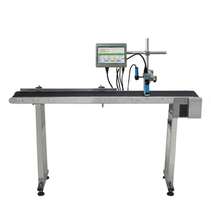 कस्टम स्वचालित ऑनलाइन बैच समाप्ति तिथि कोडिंग मशीन टिज थर्मल इंकजेट प्रिंटर पैकेज उत्पादन उपयोग के लिए कन्वेयर के साथ - Product Image 3