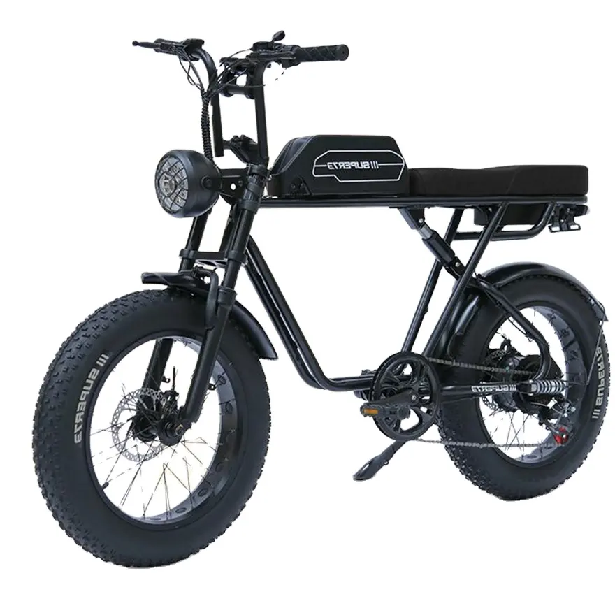 Yüksek kaliteli 26inc yağ bisiklet lastiği 48v 1000w tam süspansiyon siyah karbon ebike mid motor bafang off road elektrikli bisiklet