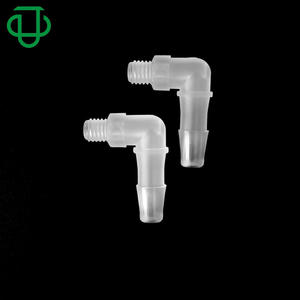 Raccord en plastique PP et caoutchouc souple de haute qualité, coude mâle fileté M5, pour conduites d'eau et de gaz, connecteur pagode - Product Image 1