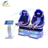 Chaise de cinéma d'oeufs de 9D VR VR lunettes de la machine intelligente de jeu de parc d'attractions de casque de réalité virtuelle HD VR