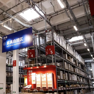 Étiquettes d'étagère de support d'affichage en plastique métallique magnétique simple face robustes de 5 pièces pour des séparateurs de marchandises d'étagères de supermarché - Product Image 1