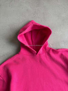 เสื้อฮู้ดดี้ผู้ชายคุณภาพสูง ผ้าฝ้าย 100% 450gsm เสื้อสเวตเชิ้ต แทรคสูท สตรีทแวร์ พิมพ์ลายพัฟฟ์ หนานุ่ม สำหรับผู้ชาย - Product Image 2