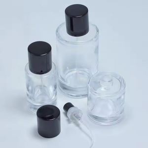 Wholesale 30ml 50ml 100ml Round Clear Glass <b>Perfume</b> Bottles Custom Logo Screen Printing Luxury Empty <b>Fragrance</b> Bottle with Box - Product Image 3