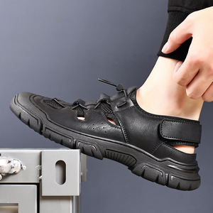 รองเท้าผ้าใบตาข่ายระบายอากาศสำหรับผู้ชาย พื้นยาง EVA พื้นรองเท้าส้นเตี้ย รองเท้าเดินเล่นลำลอง - Product Image 3