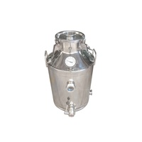 Cuve à lait en acier inoxydable de 13 gallons, électrique, semi-automatique, capacité personnalisable, chaudière de distillation d'alcool