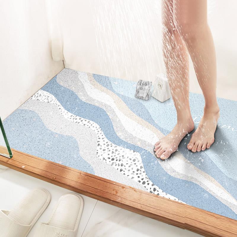 Tapis de bain circulaire en soie de mer Journey Star