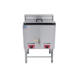 Freidora de gas de calidad digital industrial comercial barata al por mayor con el tanque simple o doble - Product Image 3