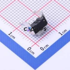 TC-3601-5- 100G Tactile Switch Through hole Component (THT) Switch Single Pole Single Throw Round Button 1N Right Angle Insert - Product Image 2