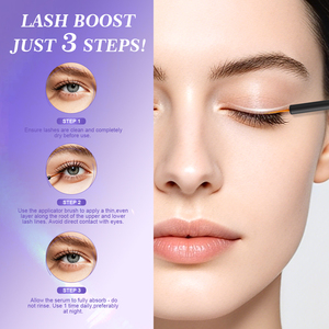 Private Label Luxurious Nourishing Lash Boost Serum 4ml Silk Protein Castor Oil Natural Plant Extracts For Eyes OEM Lash Serum - Product Image 5