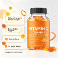 Groothandel op maat gemaakte vitamine C-sap gummies gemengde fruit smaak snoepjes vrouwensupplementen verbeteren de immuniteit