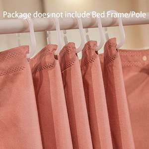 มุ้งกันยุงขนาดใหญ่ สวยงาม หรูหรา สำหรับเตียงคิงไซส์ เหมาะสำหรับตกแต่งห้องนั่งเล่น ขายส่ง - Product Image 6