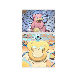 PQ Bestseller Poke <span class=keywords><strong>Mon</strong></span> giochi di carte di carta disegnati a mano lastre di arte comica Anime Mewtwo Poke <span class=keywords><strong>Mon</strong></span> Extended case Artwork gioco da tavolo - Product Image 5