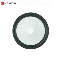 HY AUDIO Kertas Kerucut Speaker Berkualitas Tinggi OEM/ODM Ukuran dan Warna Suku Cadang Pembuatan Speaker Tepi Kain Kerucut Kertas Ukuran Leher 26.5 mm