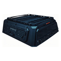 Couverture de benne arrière en acier galvanisé pour pick-up trois portes pleine hauteur CCP-013 avec kit de verrouillage renforcé