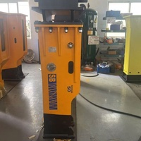 Démolition puissante pour excavatrices de 11 à 16 tonnes pour SOOSAN SB50 Brise-roche hydraulique robuste 1886 kg Marteau de roche Nouvelle construction